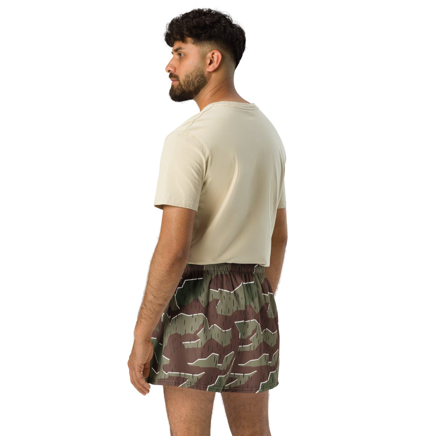 German Splittermuster Bundeswehr Paratrooper CAMO Unisex Athletic Shorts