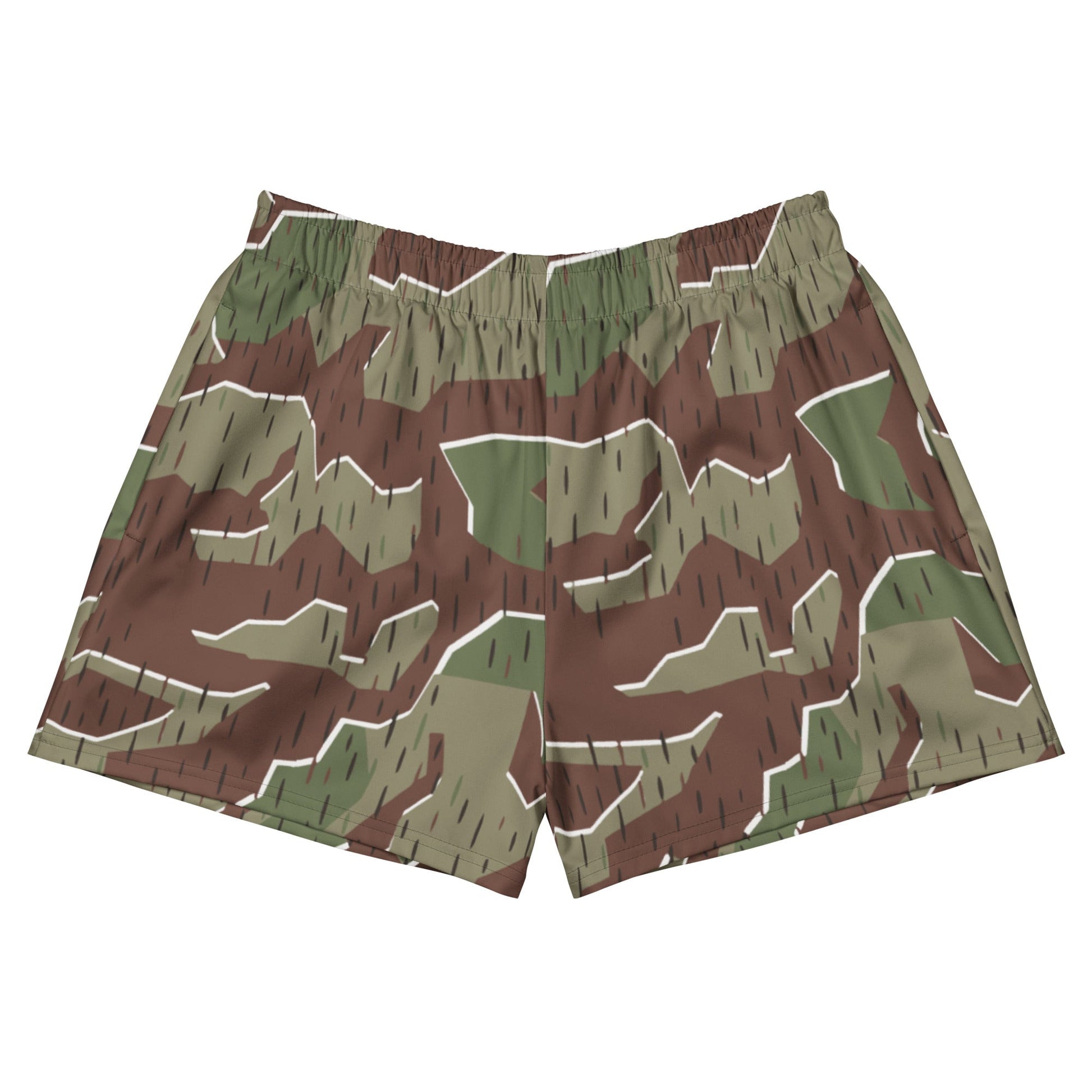 German Splittermuster Bundeswehr Paratrooper CAMO Unisex Athletic Shorts