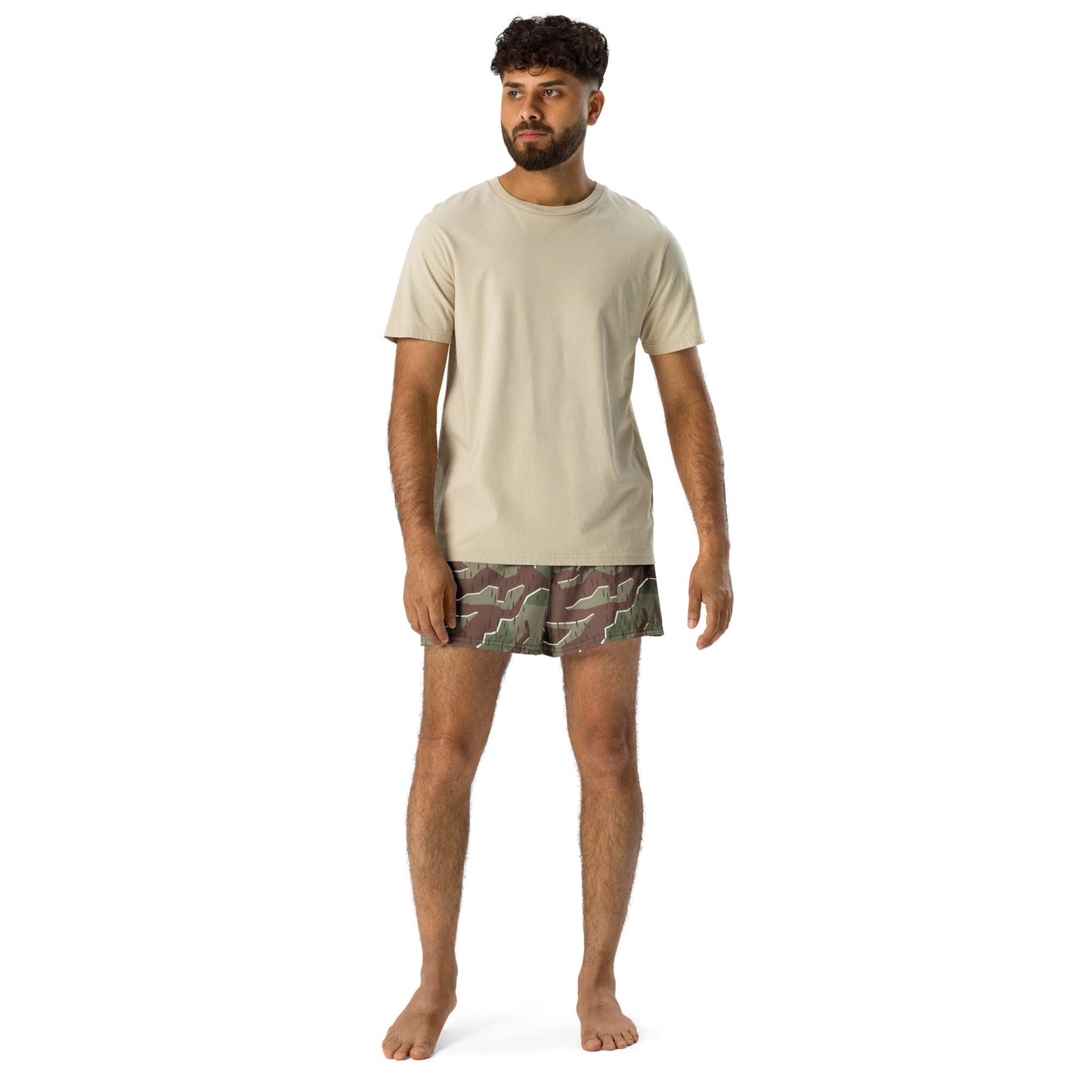 German Splittermuster Bundeswehr Paratrooper CAMO Unisex Athletic Shorts
