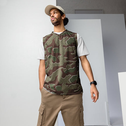 Splittermuster Bundeswehr Paratrooper CAMO Unisex Basketball Jersey - 2XS