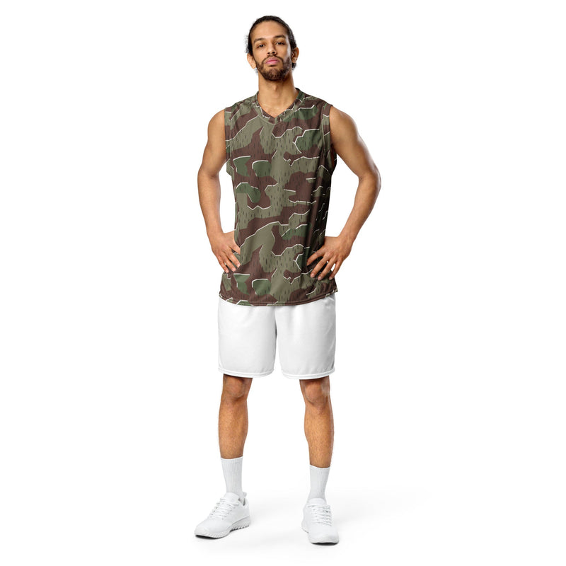 Splittermuster Bundeswehr Paratrooper CAMO Unisex Basketball Jersey