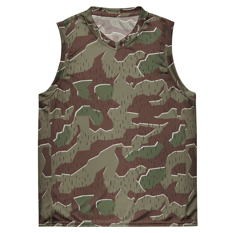 Splittermuster Bundeswehr Paratrooper CAMO Unisex Basketball Jersey