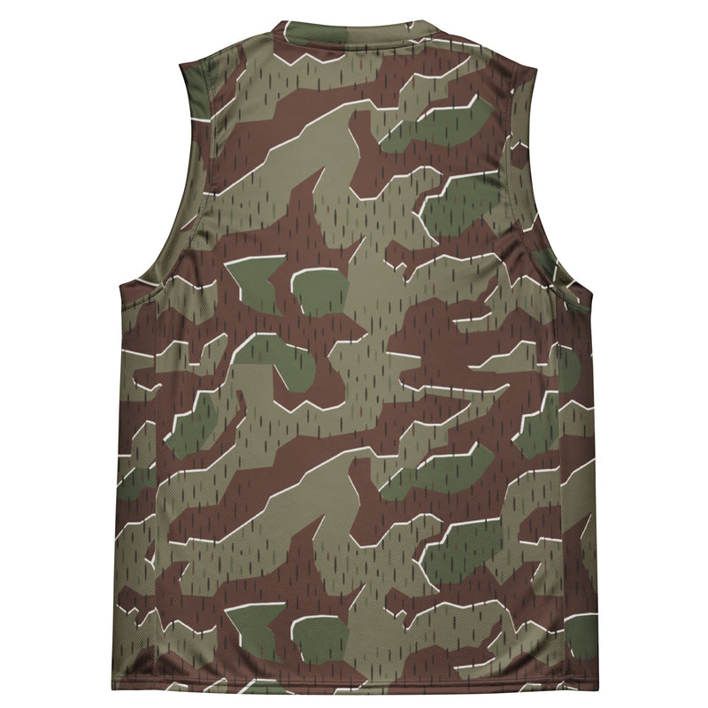 Splittermuster Bundeswehr Paratrooper CAMO Unisex Basketball Jersey