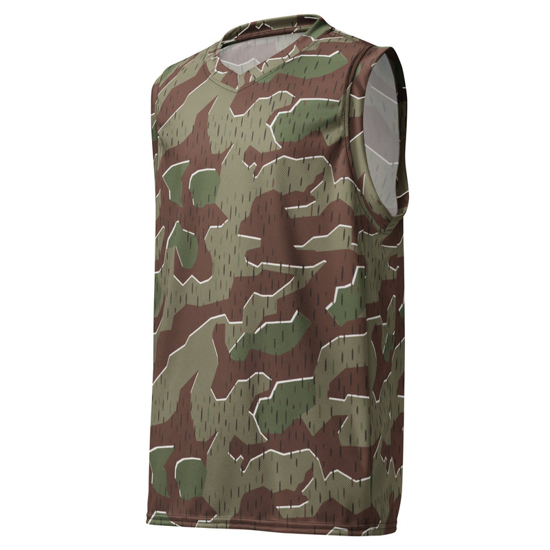 Splittermuster Bundeswehr Paratrooper CAMO Unisex Basketball Jersey