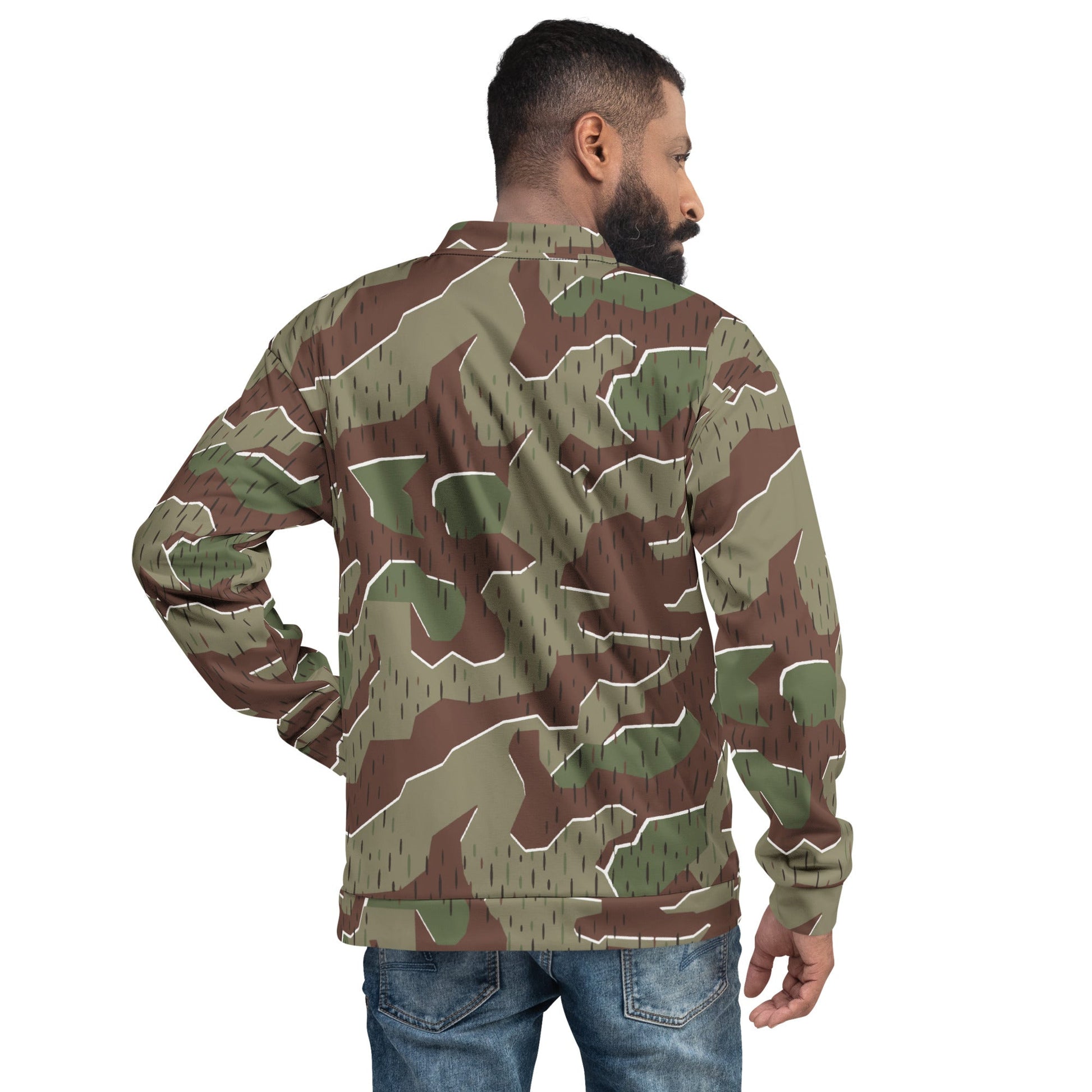 German Splittermuster Bundeswehr Paratrooper CAMO Unisex Bomber Jacket - Jackets