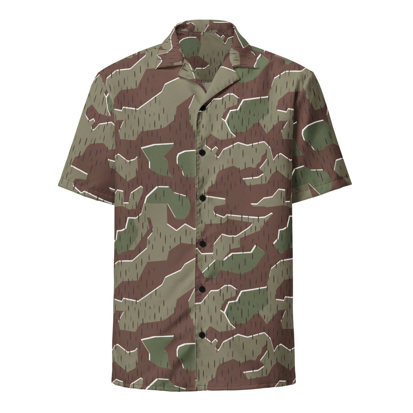 German Splittermuster Bundeswehr Paratrooper CAMO Unisex button shirt - Button Shirts