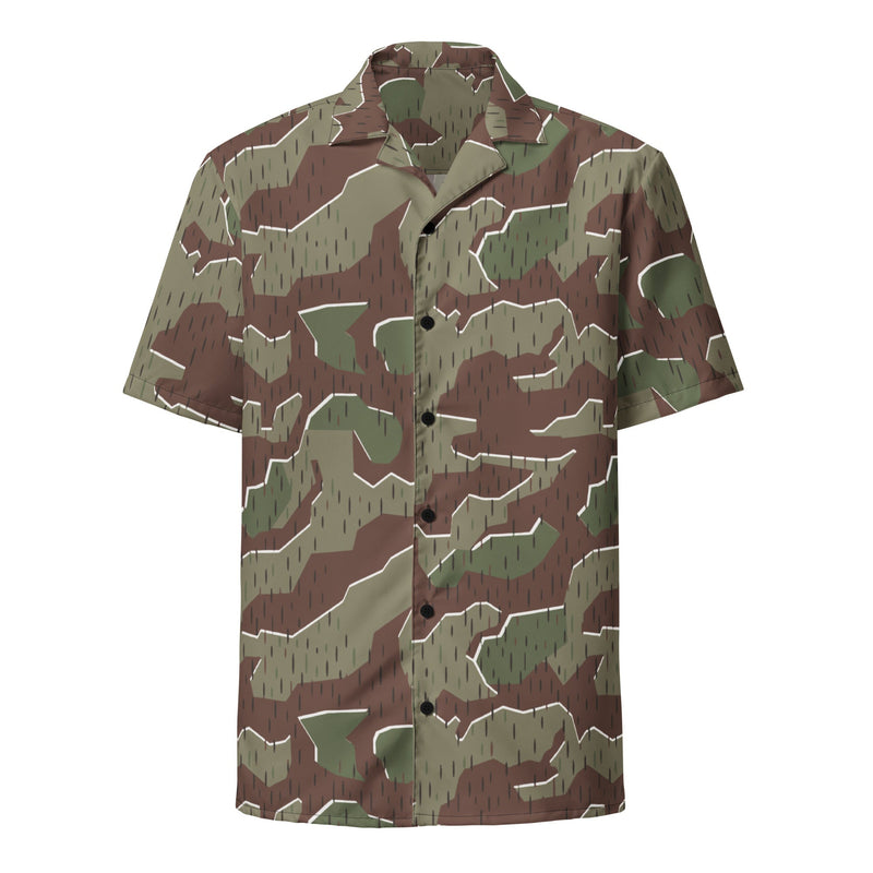 Splittermuster Bundeswehr Paratrooper CAMO Unisex Short-Sleeve Button Shirt - Button-Up