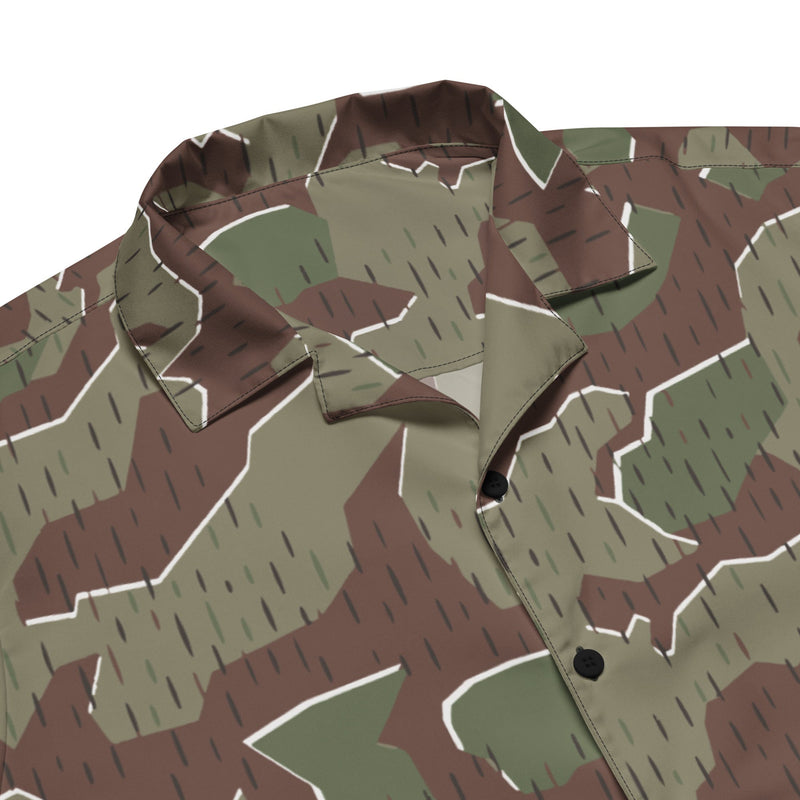 Splittermuster Bundeswehr Paratrooper CAMO Unisex Short-Sleeve Button Shirt - Button-Up