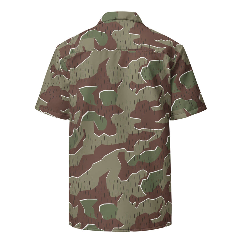 Splittermuster Bundeswehr Paratrooper CAMO Unisex Short-Sleeve Button Shirt - Button-Up
