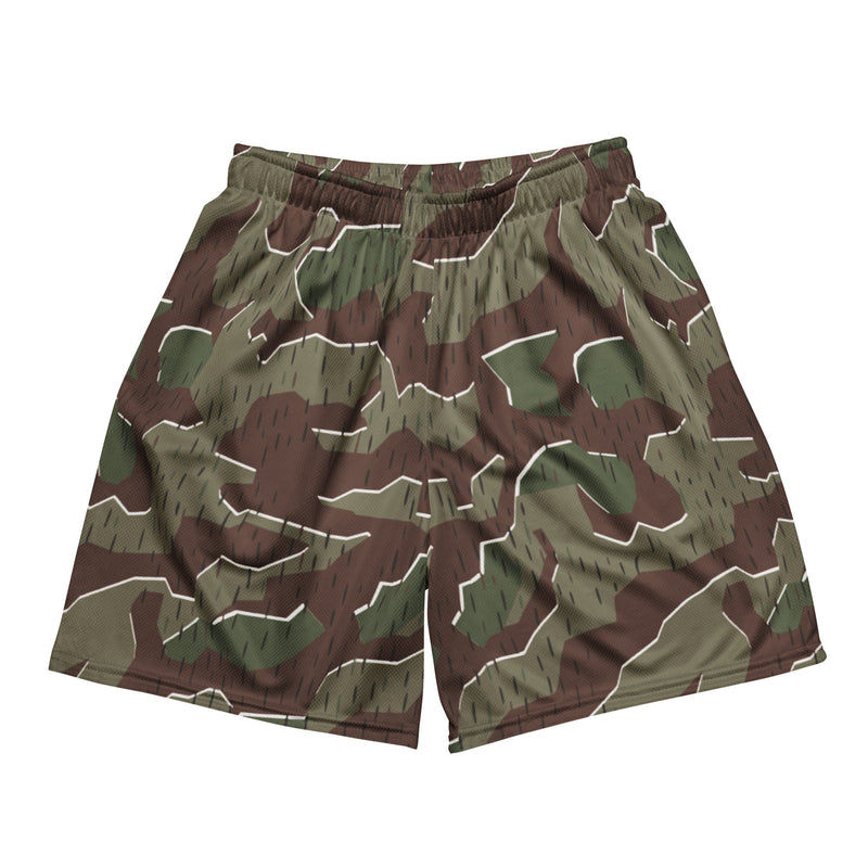Splittermuster Bundeswehr Paratrooper CAMO Unisex Mesh Shorts - 2XS