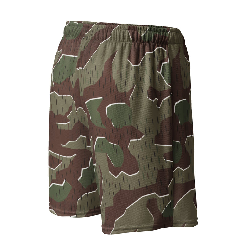 Splittermuster Bundeswehr Paratrooper CAMO Unisex Mesh Shorts
