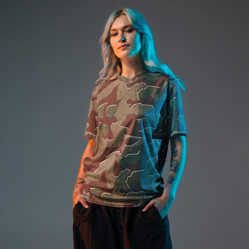 Splittermuster Bundeswehr Paratrooper CAMO Unisex Sports Jersey