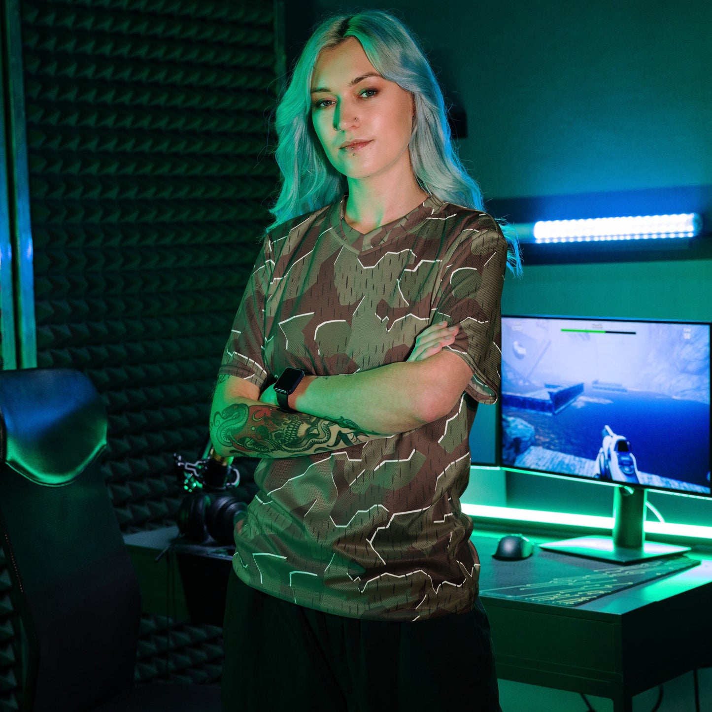 German Splittermuster Bundeswehr Paratrooper CAMO unisex sports jersey - Sports Jerseys