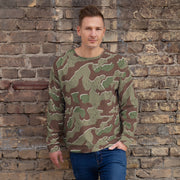 Splittermuster Bundeswehr Paratrooper CAMO Unisex Sweatshirt - 2XS