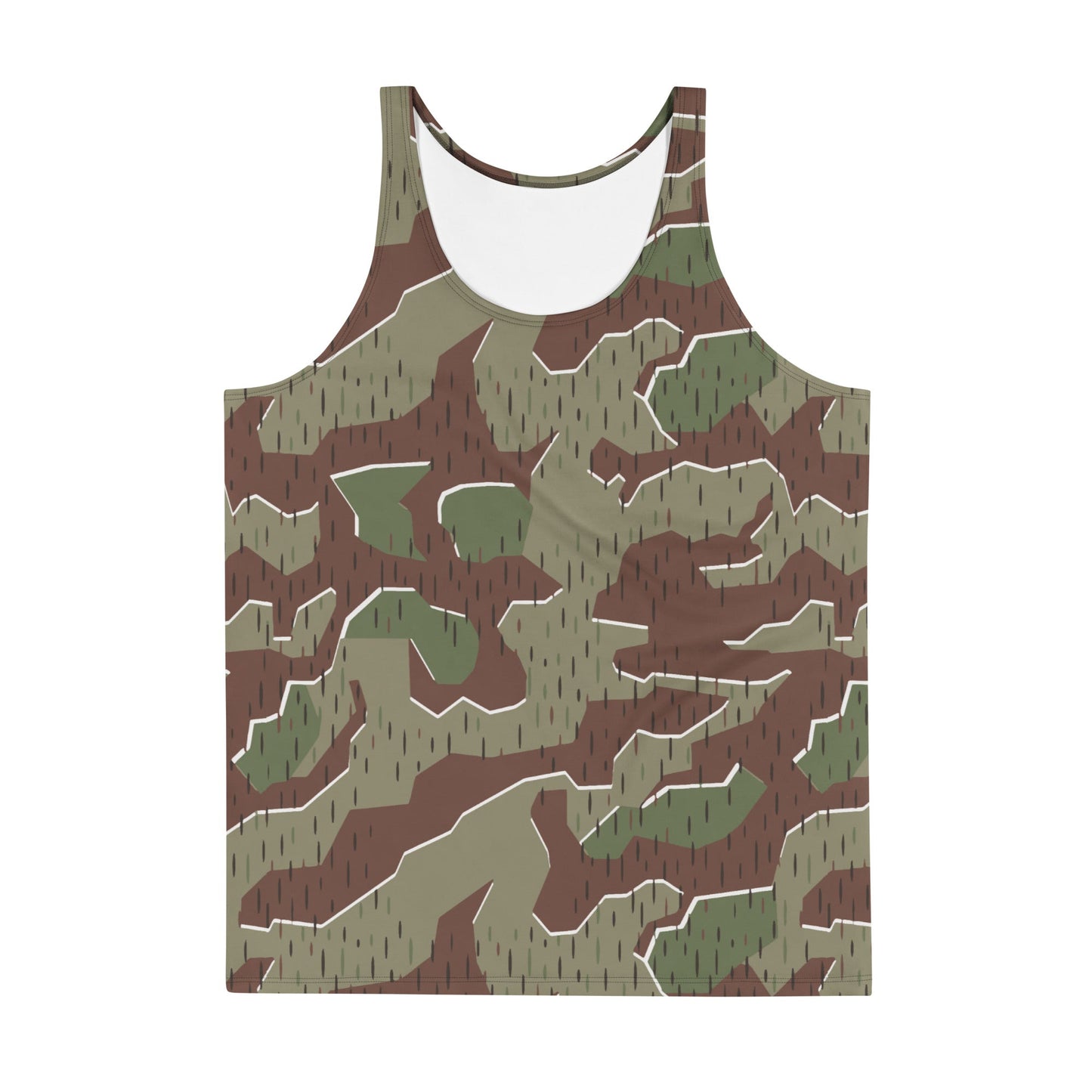 German Splittermuster Bundeswehr Paratrooper CAMO Unisex Tank Top - Tops