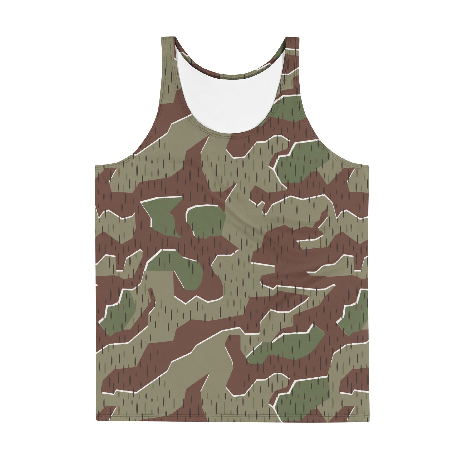 German Splittermuster Bundeswehr Paratrooper CAMO Unisex Tank Top - Tops