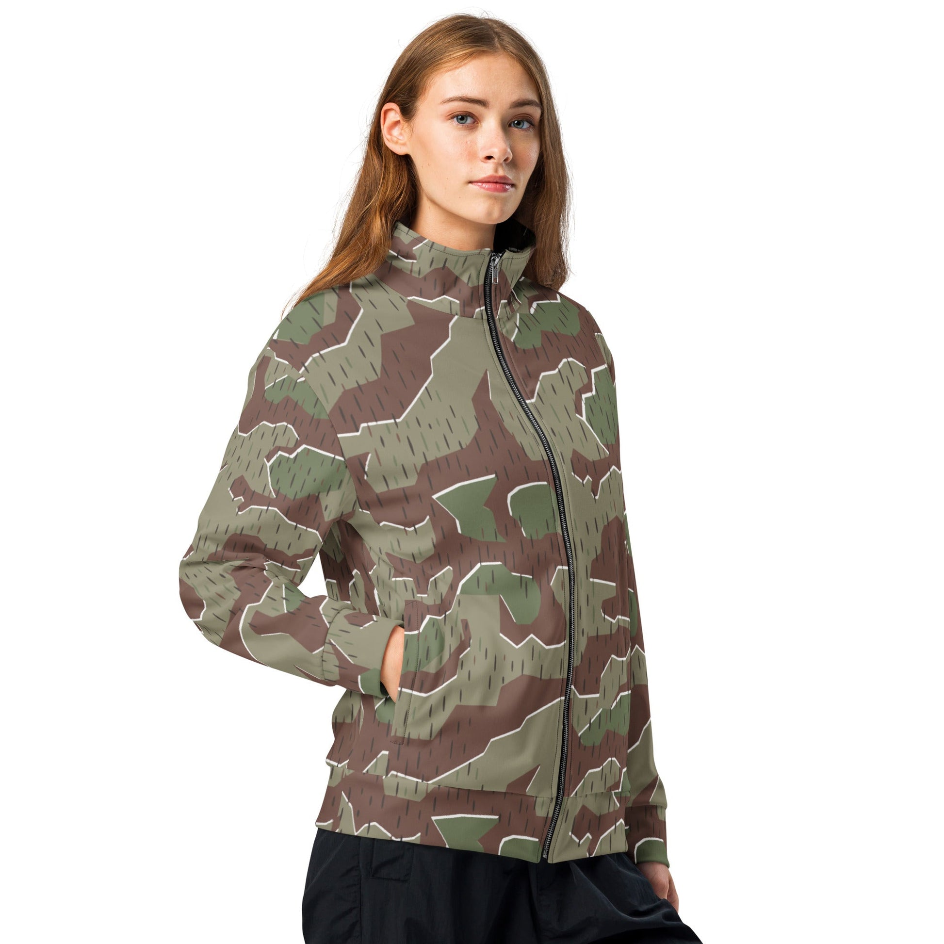German Splittermuster Bundeswehr Paratrooper CAMO Unisex track jacket - Track Jackets
