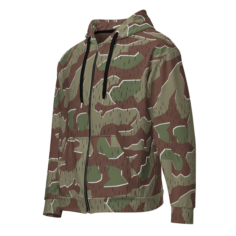 Splittermuster Bundeswehr Paratrooper CAMO Unisex Zip Hoodie