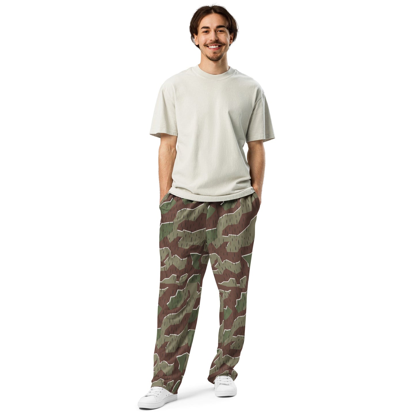 German Splittermuster Bundeswehr Paratrooper CAMO Wide-leg joggers - Joggers
