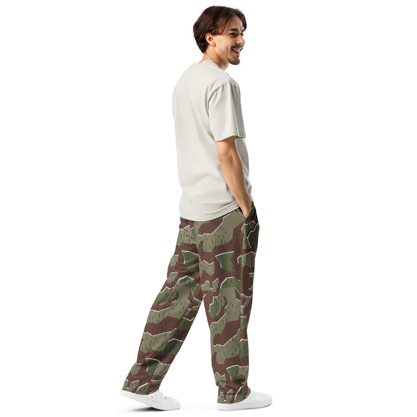 German Splittermuster Bundeswehr Paratrooper CAMO Wide-leg joggers - Joggers