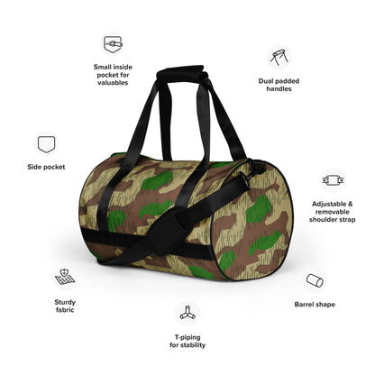 German Splittermuster Buntfarbendruck 31 CAMO gym bag - Gym Bags