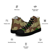Splittermuster Buntfarbendruck 31 CAMO Mens High-Top Canvas Shoes