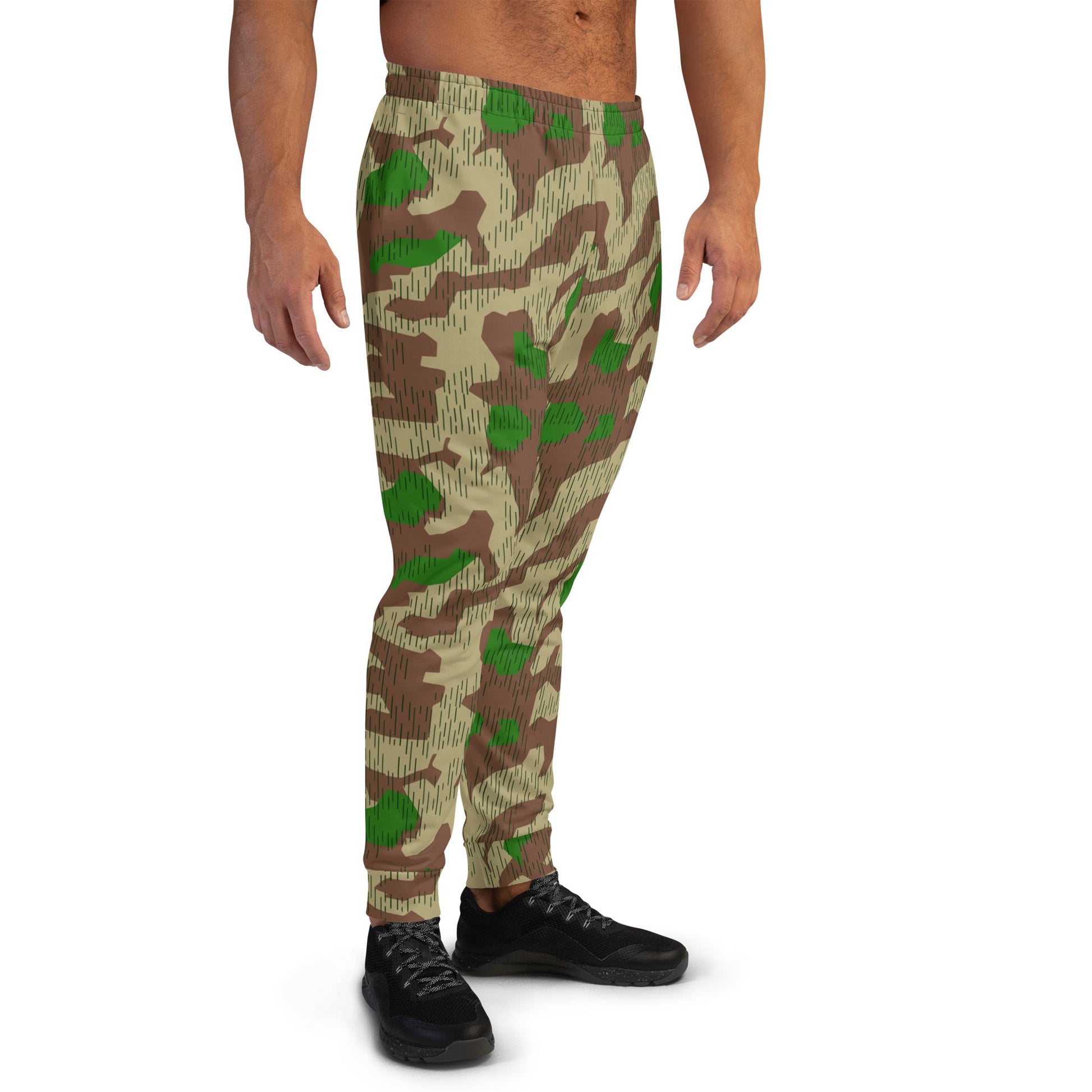 German Splittermuster Buntfarbendruck 31 CAMO Mens Joggers