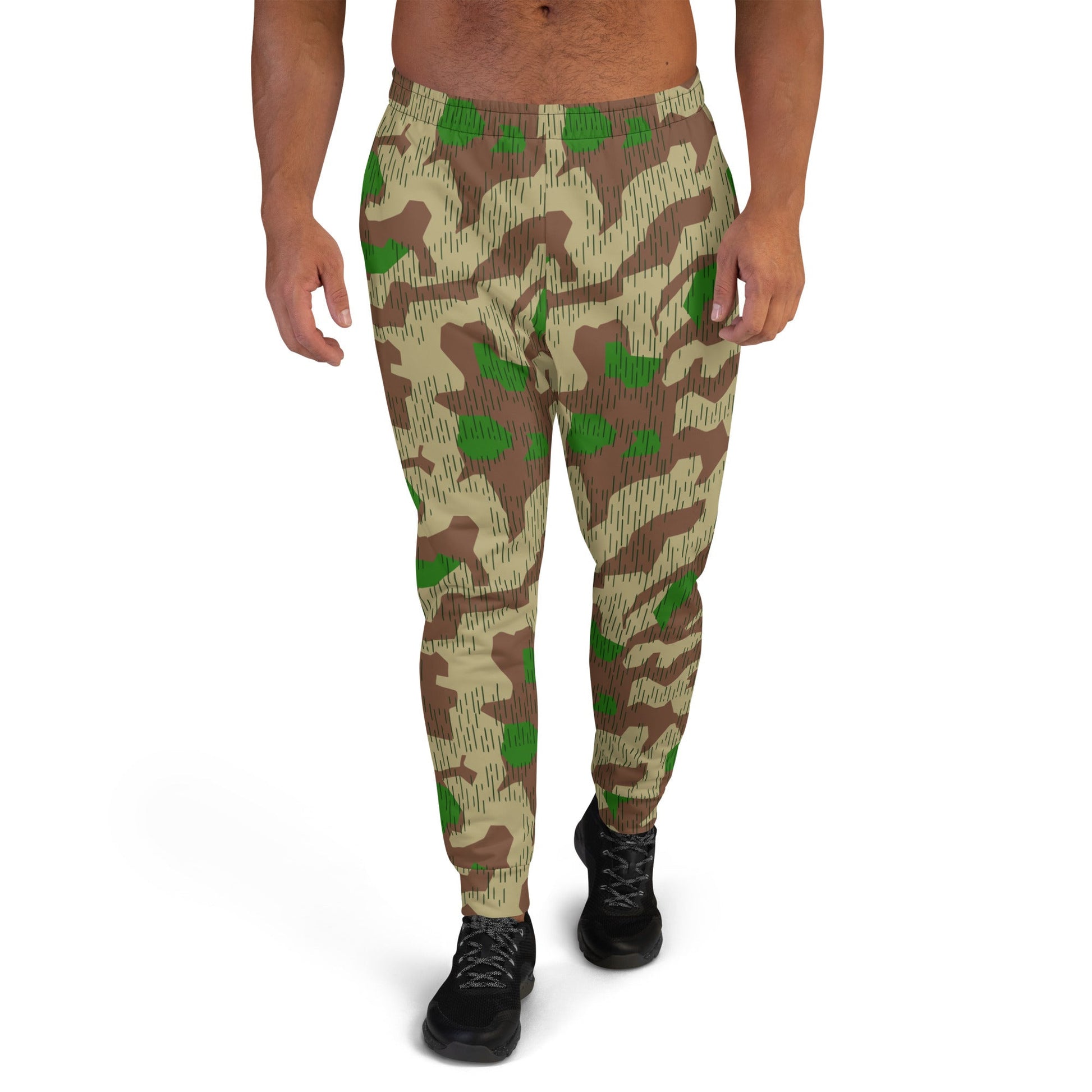 German Splittermuster Buntfarbendruck 31 CAMO Mens Joggers