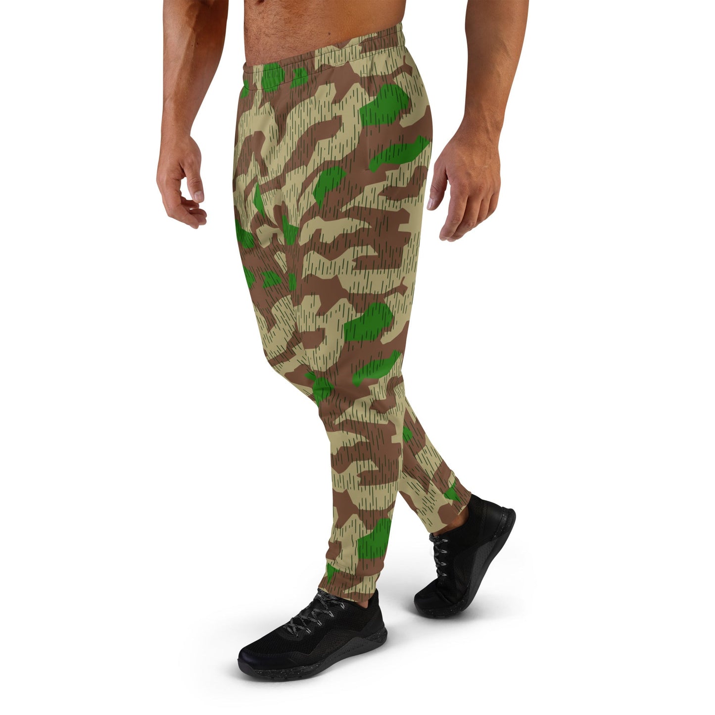 German Splittermuster Buntfarbendruck 31 CAMO Mens Joggers