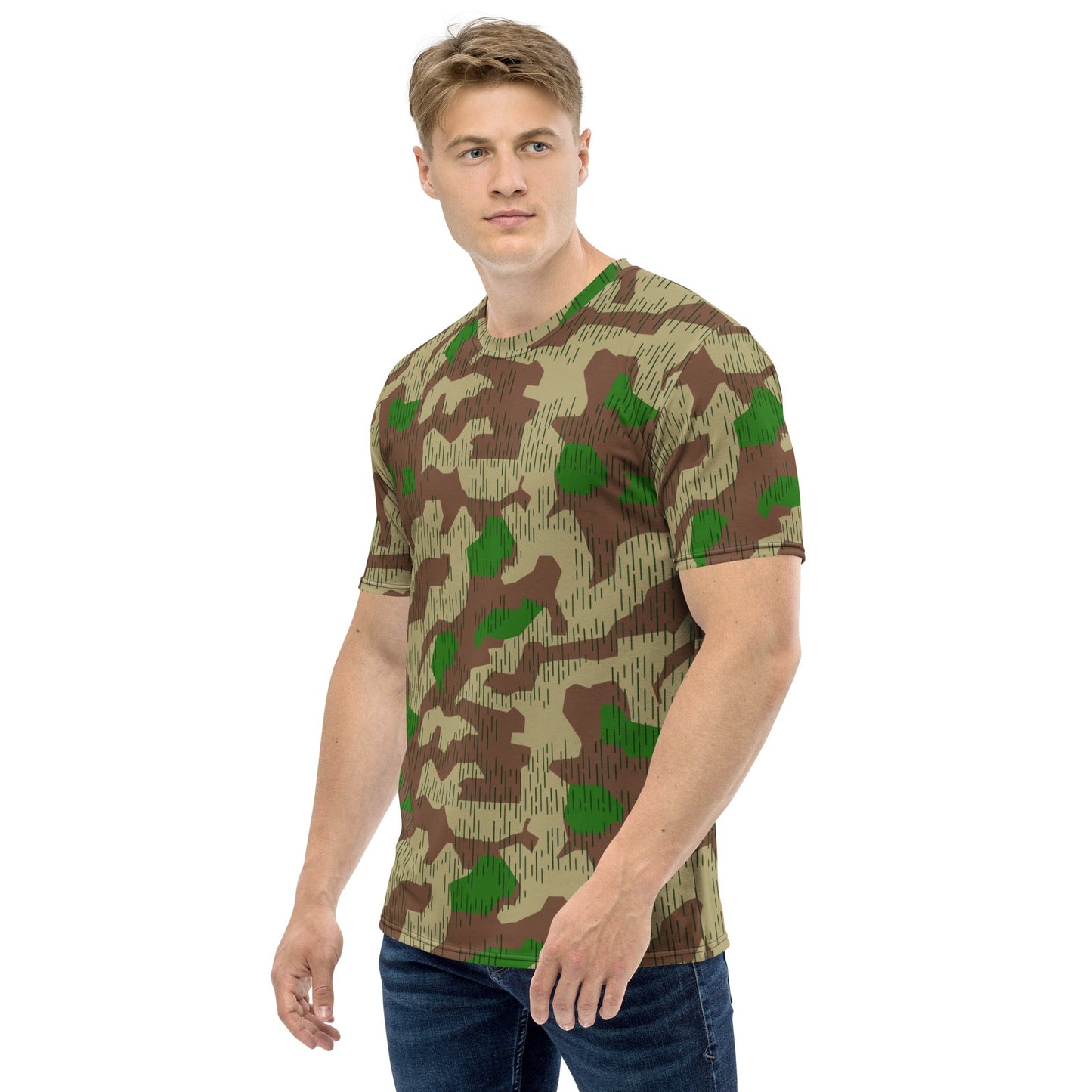 German Splittermuster Buntfarbendruck 31 CAMO Mens t-shirt - T-Shirts