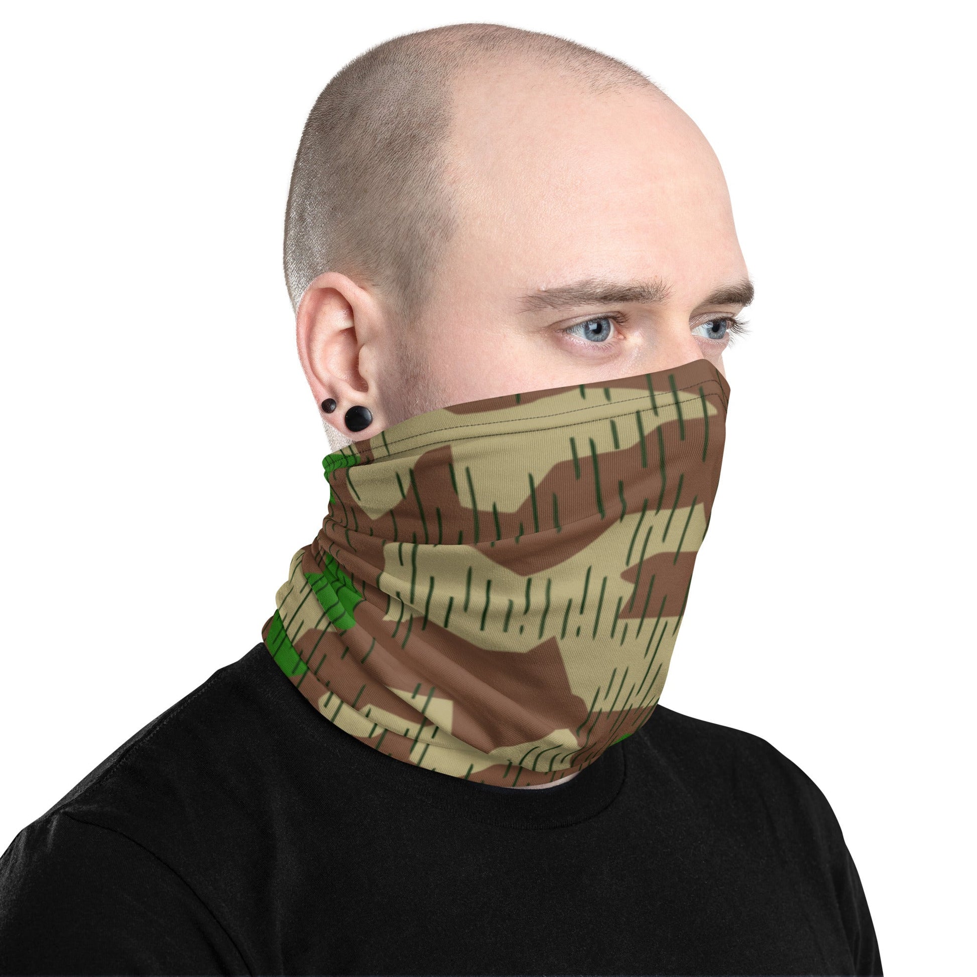 German Splittermuster Buntfarbendruck 31 CAMO Neck Gaiter Gaiters