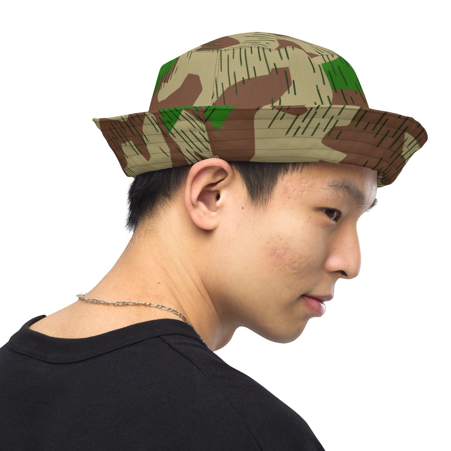 German Splittermuster Buntfarbendruck 31 CAMO Reversible bucket hat Bucket Hats