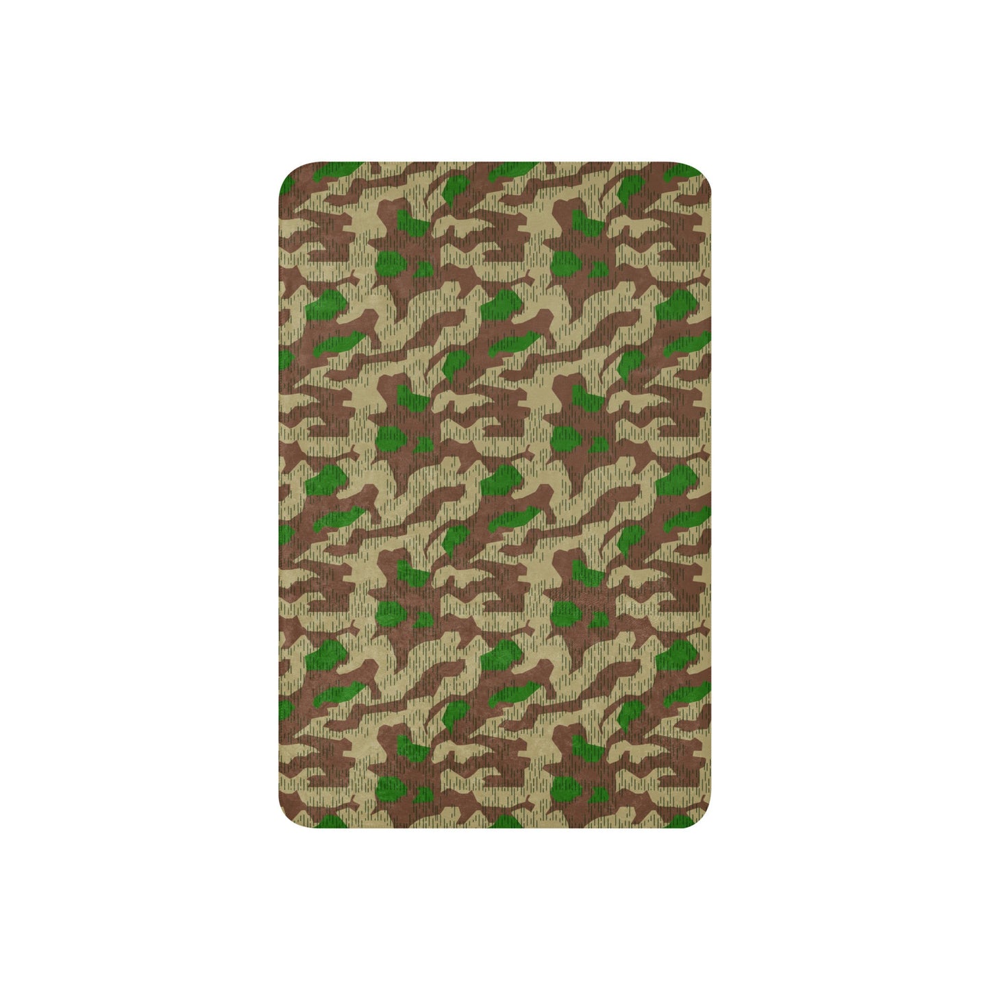German Splittermuster Buntfarbendruck 31 CAMO Sherpa blanket Blankets