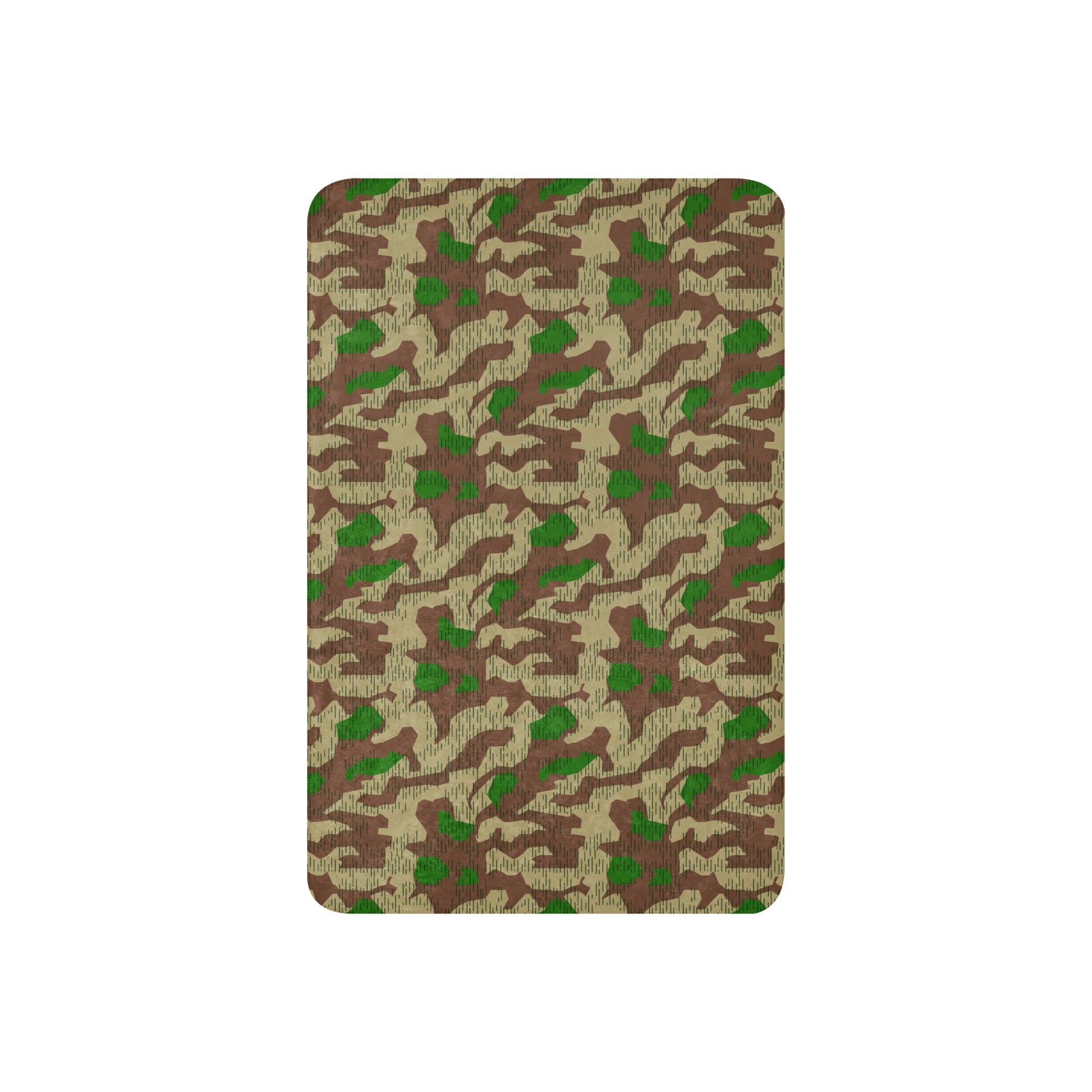 German Splittermuster Buntfarbendruck 31 CAMO Sherpa blanket Blankets
