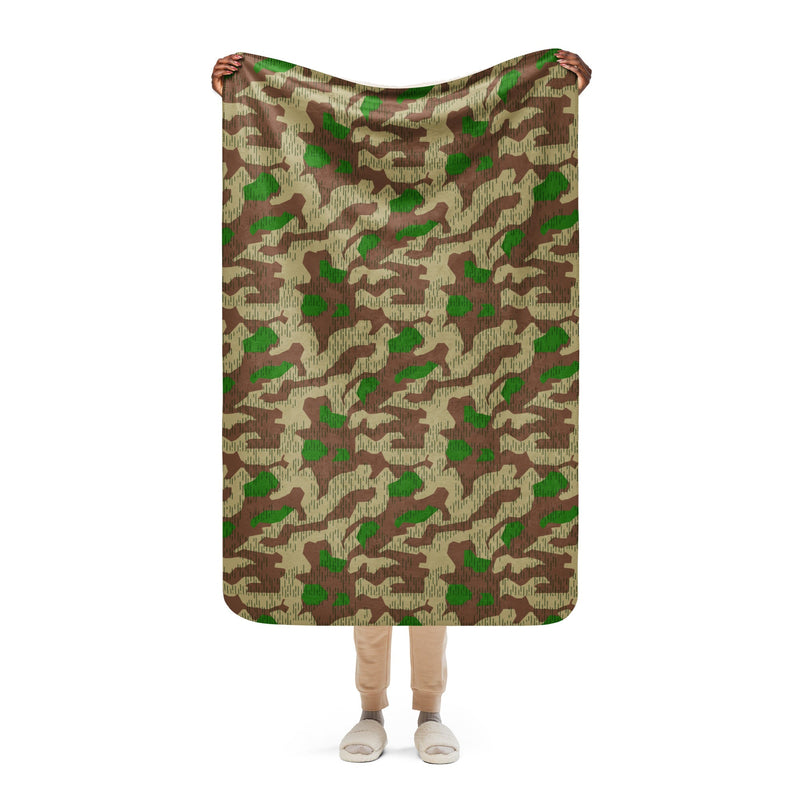 Splittermuster Buntfarbendruck 31 CAMO Sherpa Blanket - 37″×57″