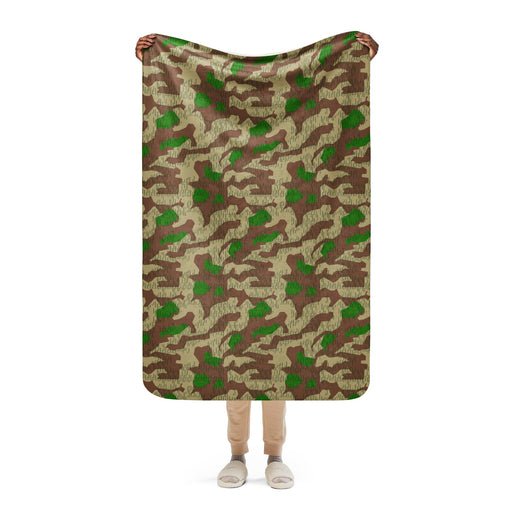 Splittermuster Buntfarbendruck 31 CAMO Sherpa Blanket - 37″×57″