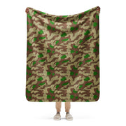 Splittermuster Buntfarbendruck 31 CAMO Sherpa Blanket - 50″×60″