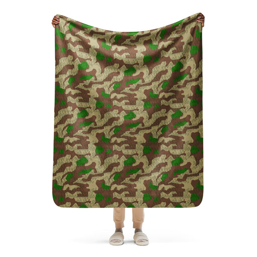 Splittermuster Buntfarbendruck 31 CAMO Sherpa Blanket - 50″×60″