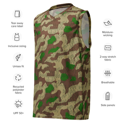 German Splittermuster Buntfarbendruck 31 CAMO unisex basketball jersey - Basketball Jerseys