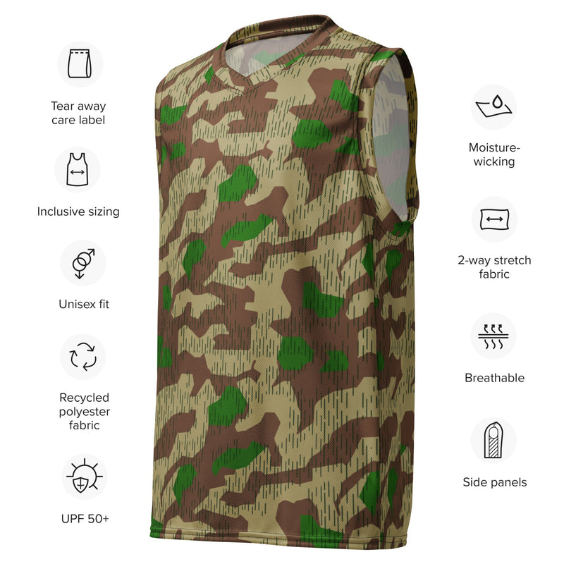 Splittermuster Buntfarbendruck 31 CAMO Unisex Basketball Jersey