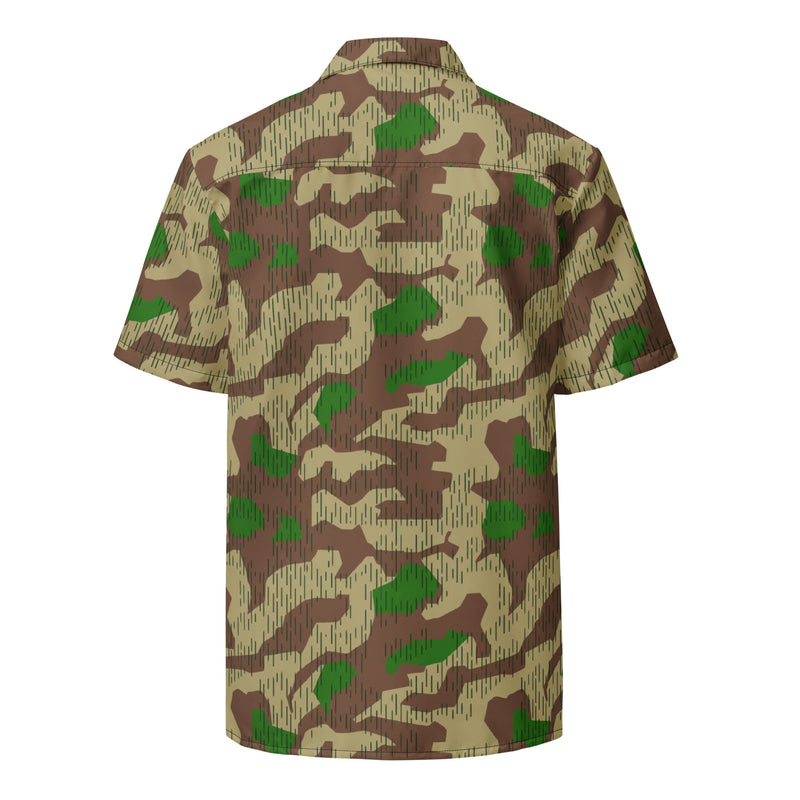 Splittermuster Buntfarbendruck 31 CAMO Unisex Short-Sleeve Button Shirt - Button-Up