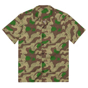 Splittermuster Buntfarbendruck 31 CAMO Unisex Short-Sleeve Button Shirt - 2XS - Button-Up