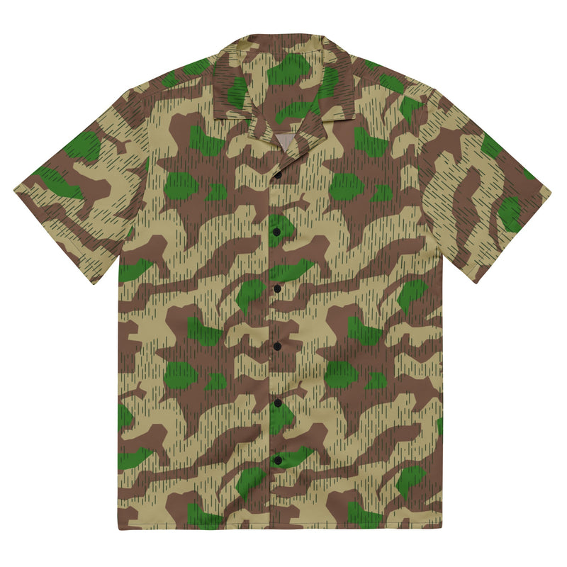Splittermuster Buntfarbendruck 31 CAMO Unisex Short-Sleeve Button Shirt - 2XS - Button-Up