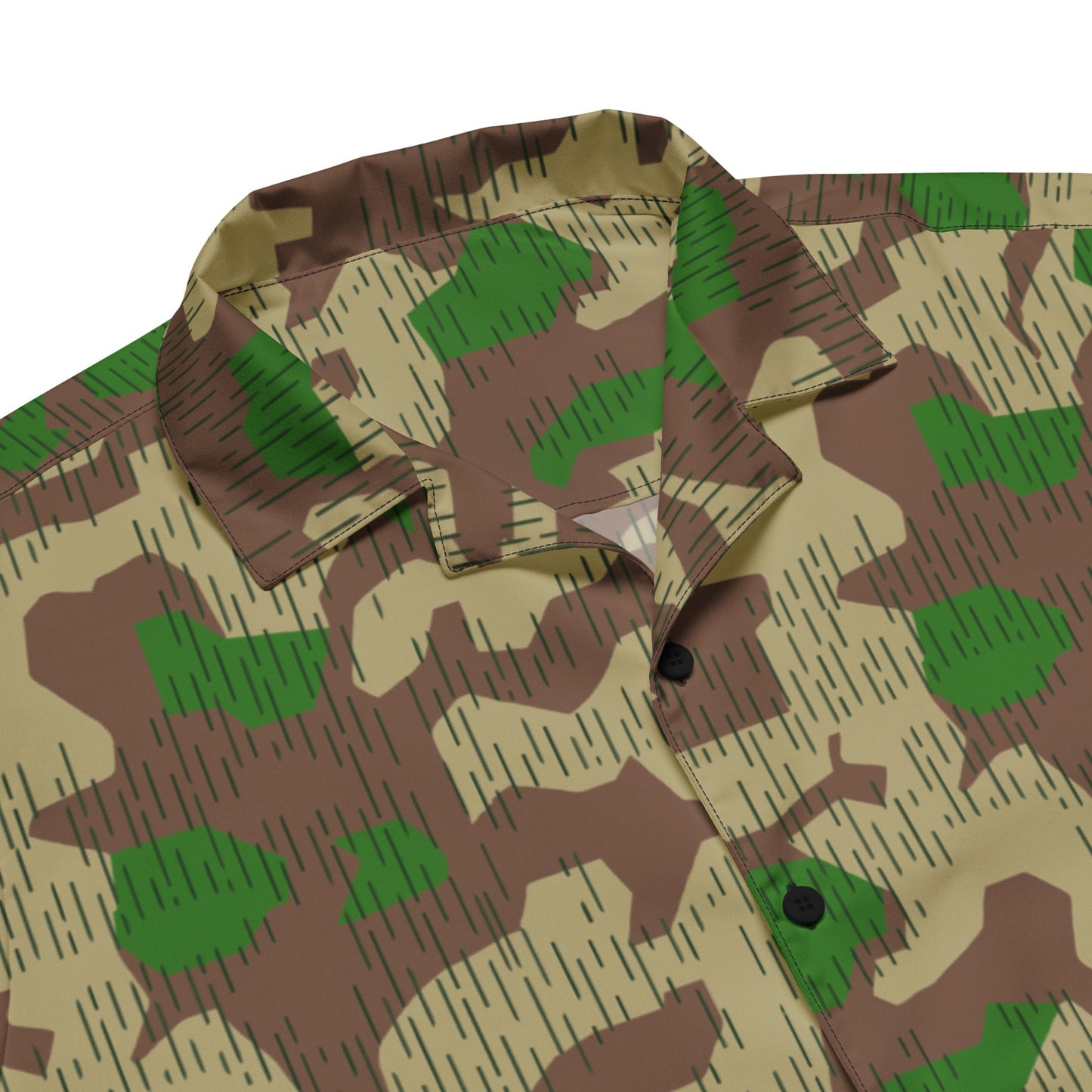German Splittermuster Buntfarbendruck 31 CAMO Unisex button shirt Button Shirts