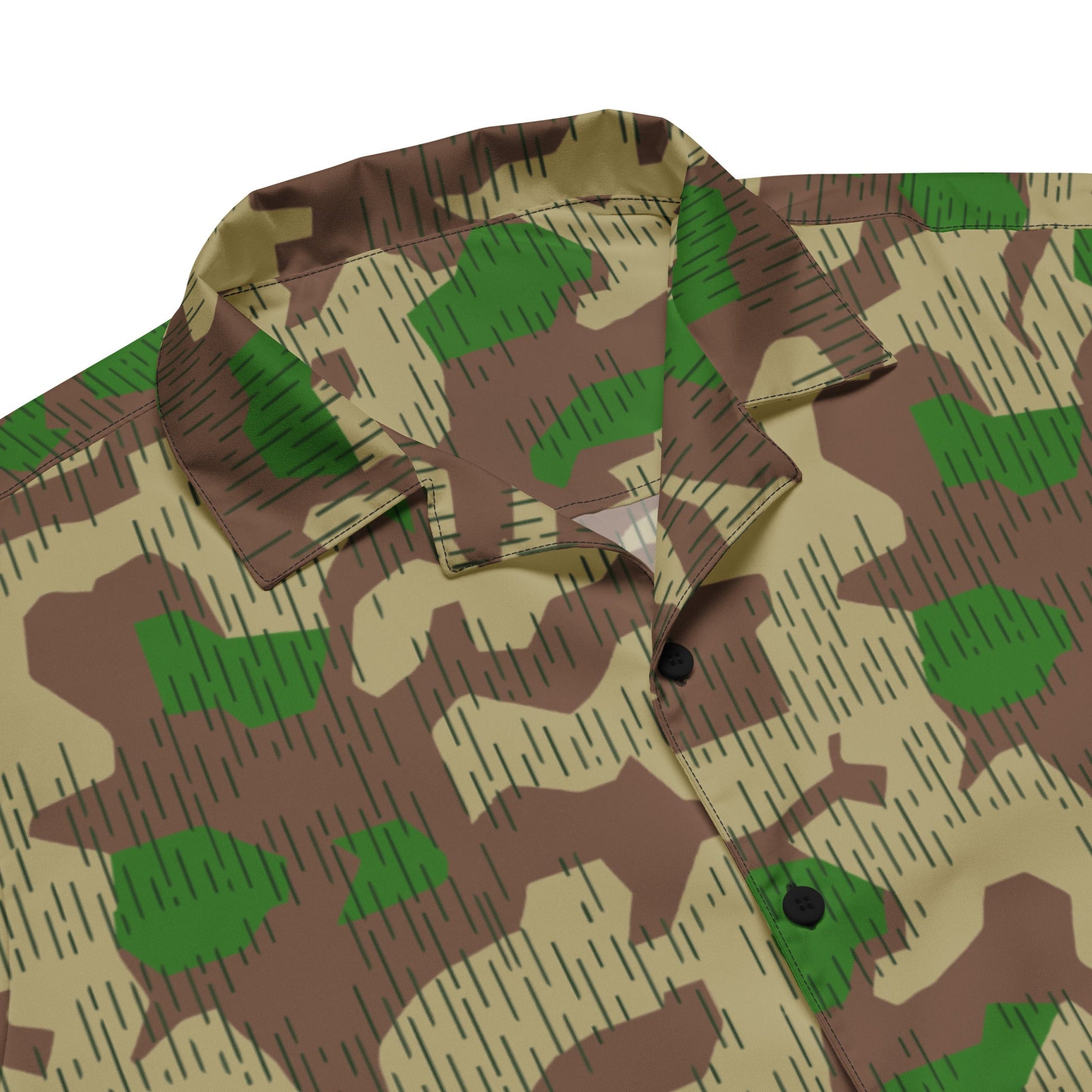 German Splittermuster Buntfarbendruck 31 CAMO Unisex button shirt Button Shirts