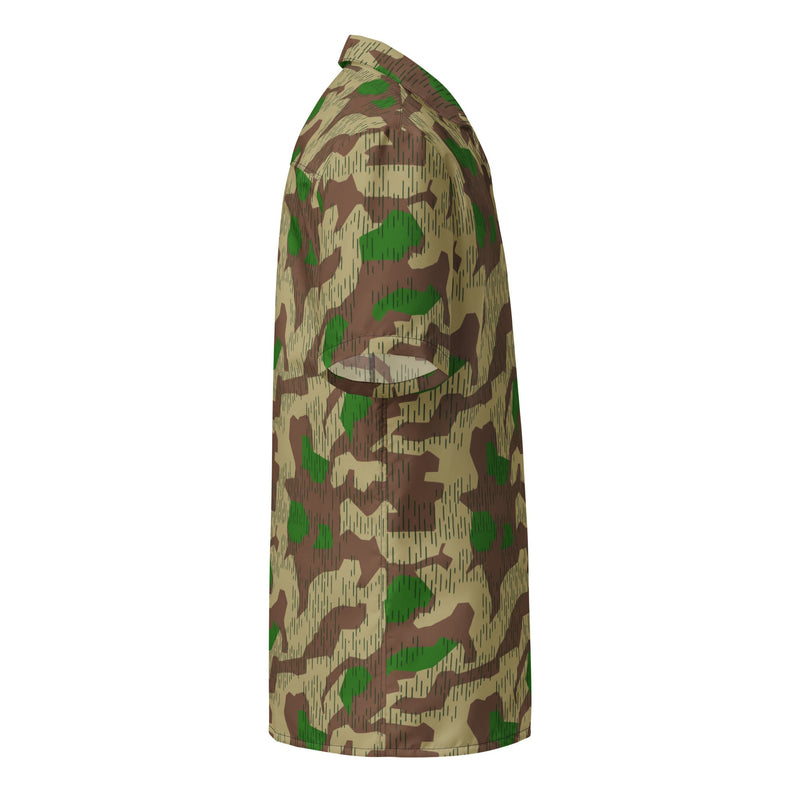 Splittermuster Buntfarbendruck 31 CAMO Unisex Short-Sleeve Button Shirt - Button-Up