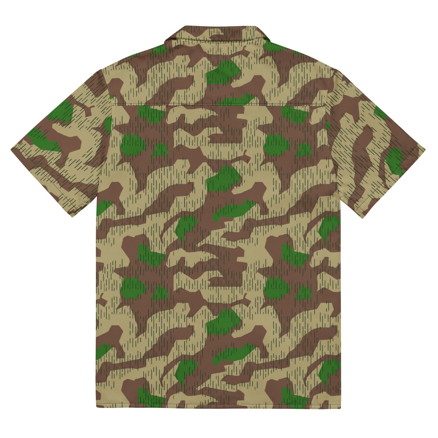 German Splittermuster Buntfarbendruck 31 CAMO Unisex button shirt Button Shirts