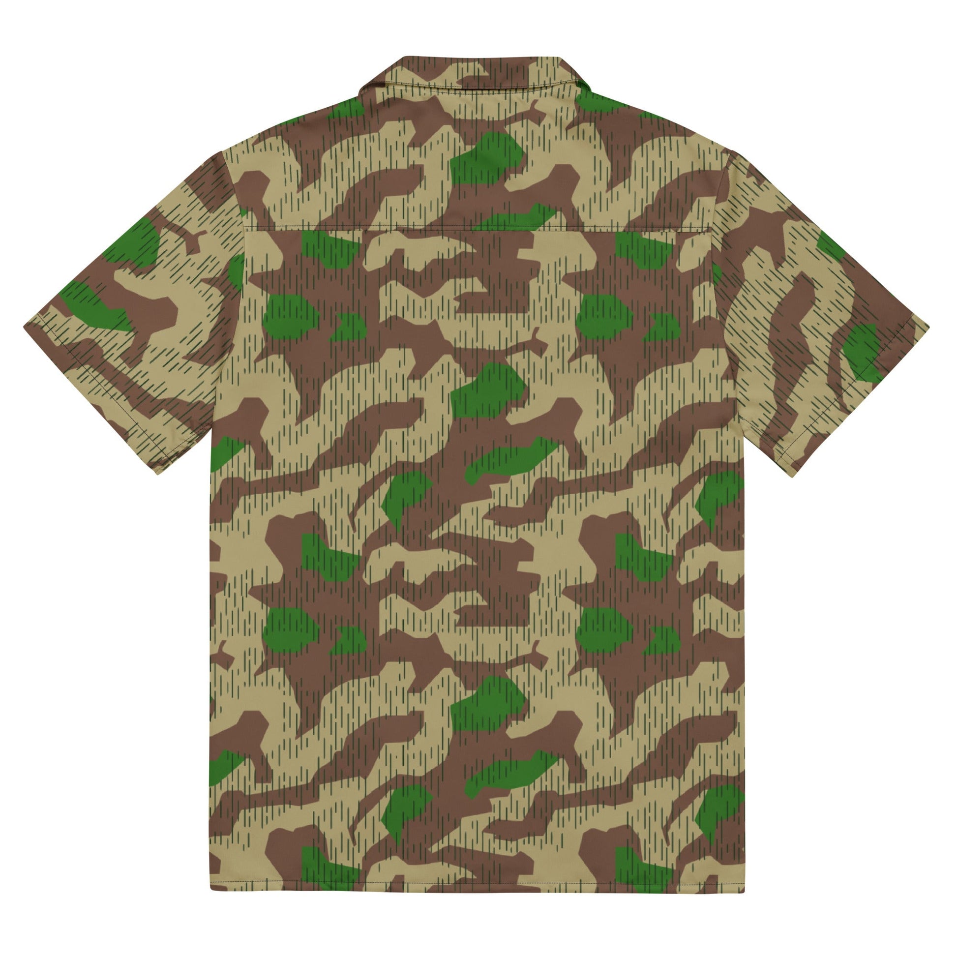German Splittermuster Buntfarbendruck 31 CAMO Unisex button shirt Button Shirts