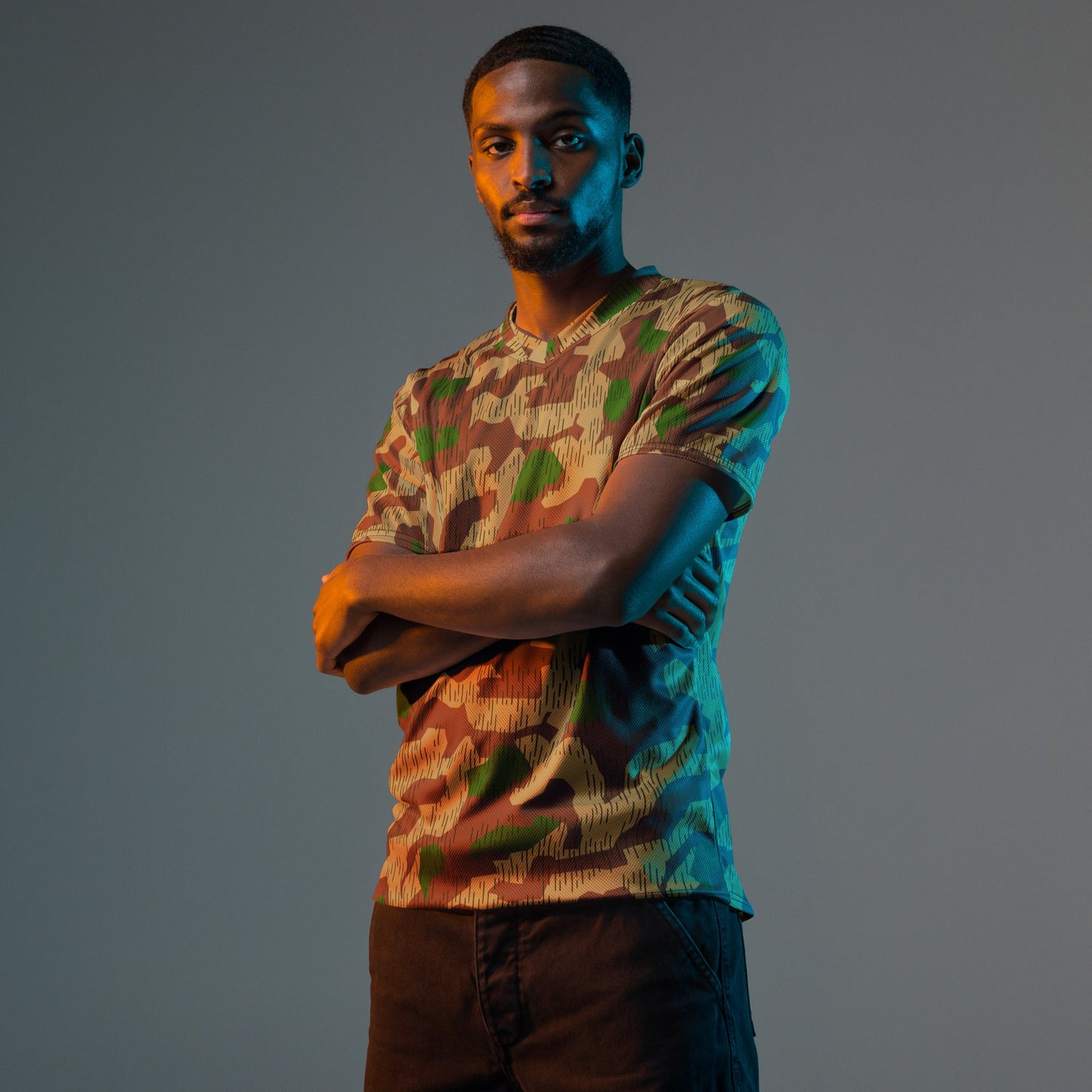 German Splittermuster Buntfarbendruck 31 CAMO unisex sports jersey - Sports Jerseys