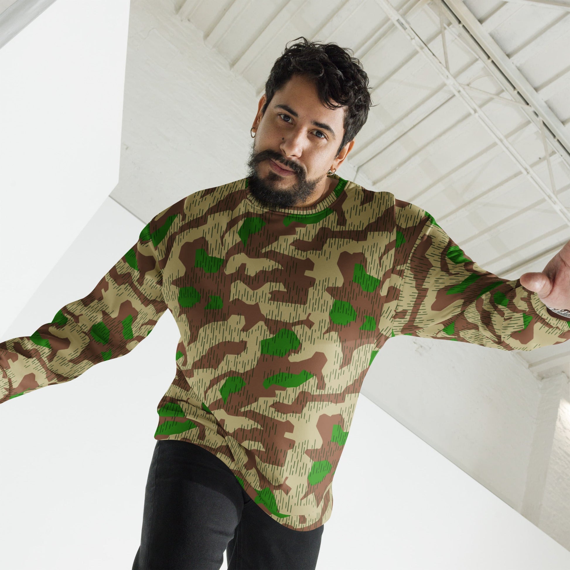 German Splittermuster Buntfarbendruck 31 CAMO Unisex Sweatshirt - Sweatshirts